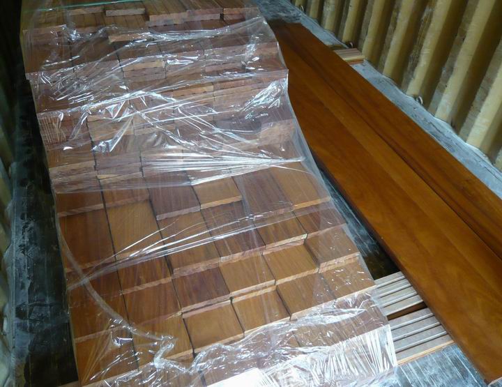 oiled brazilian teak decking