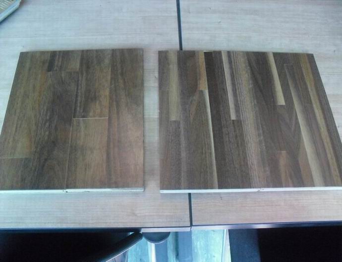 Multi strip engineered walnut