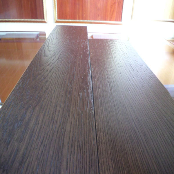 dark grey oak engineered flooring