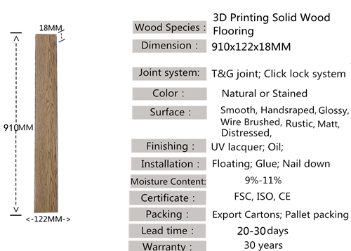 oak solid wood flooring