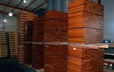 hardwood timber floor processing