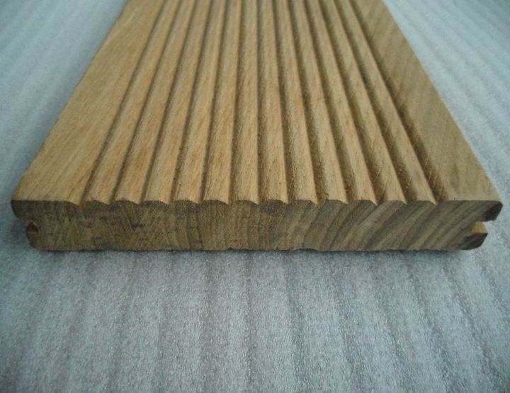 pre-grooved myanmar teak decking